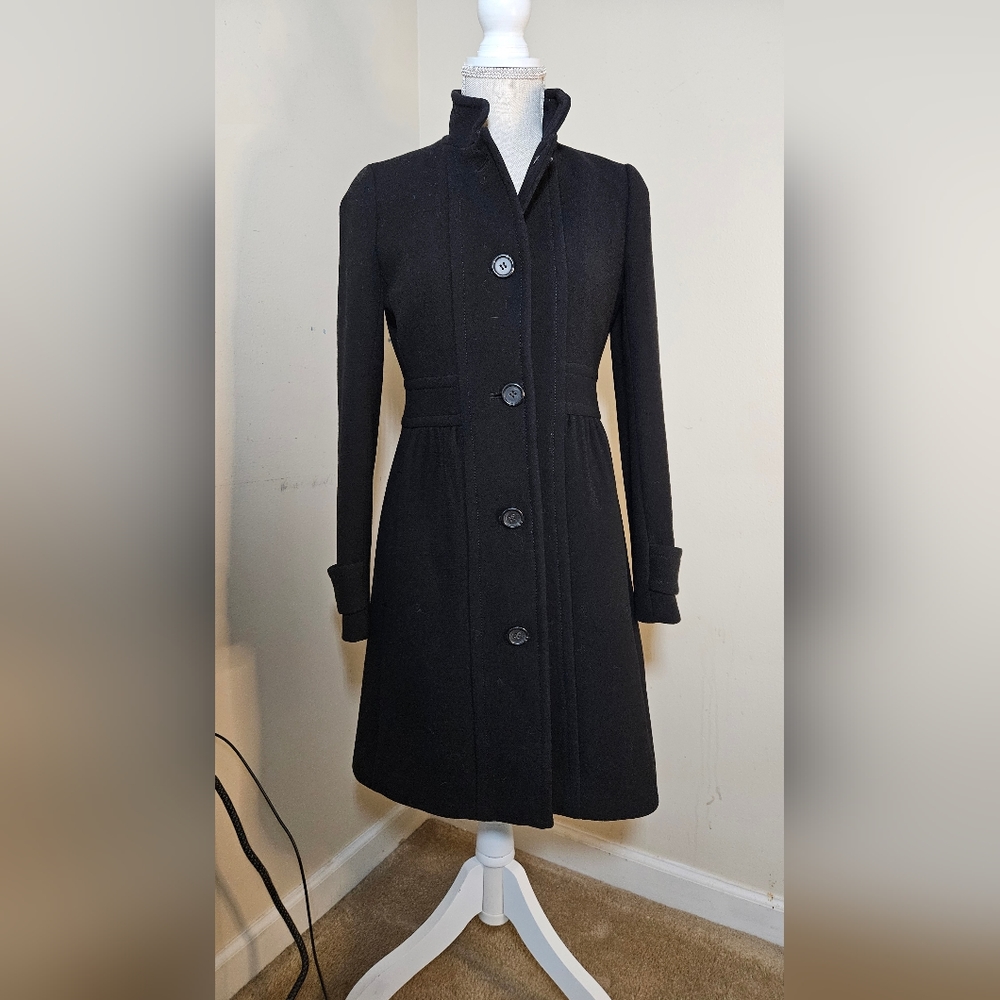 Vintage J.Crew Elegant Black Women's Coat